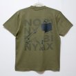 画像8: 猫あるあるTシャツ「NOBI NYAX（カーキ）」 (8)