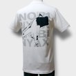画像2: 猫あるあるTシャツ「NOBI NYAX（ホワイト）」 (2)