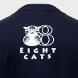 画像5: 猫あるあるTシャツ「Eight Cat」長袖 (5)