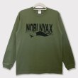 画像8: 猫あるあるTシャツ「NOBI NYAX」長袖 (8)