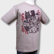 画像3: 猫あるあるTシャツ「Cat Patterns」半袖スモーキーピンク (3)