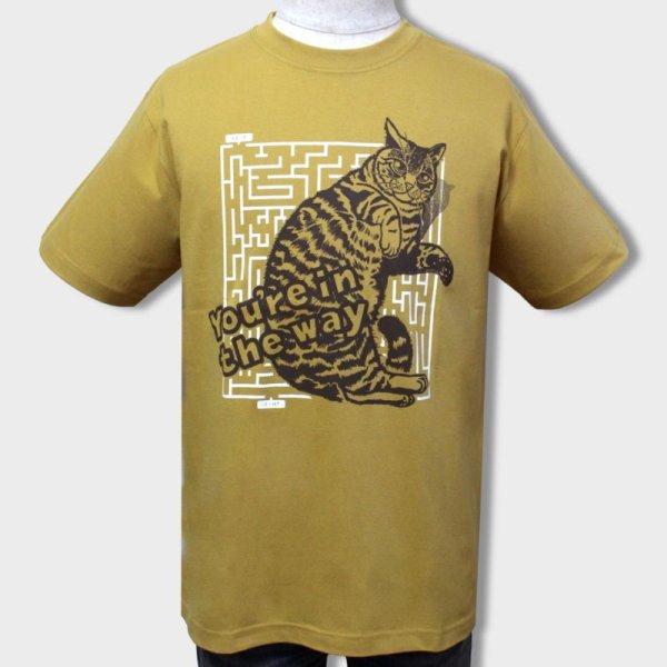 画像1: 猫あるあるTシャツ「ジャマなんですけど」 (1)