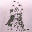 画像7: 猫あるあるTシャツ「わた毛」ベビーピンク (7)