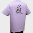 画像5: 猫あるあるTシャツ「わた毛」ライトパープル (5)